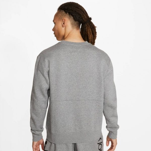 Джемпер Nike M J JUMPMAN AIR FLEECE CREW CT3455-091 р. M сірий