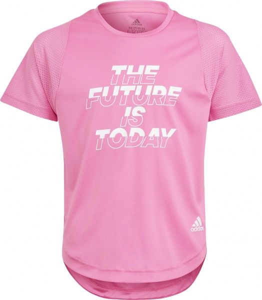 Футболка Adidas G XFG TEE GM8399 128 рожевий