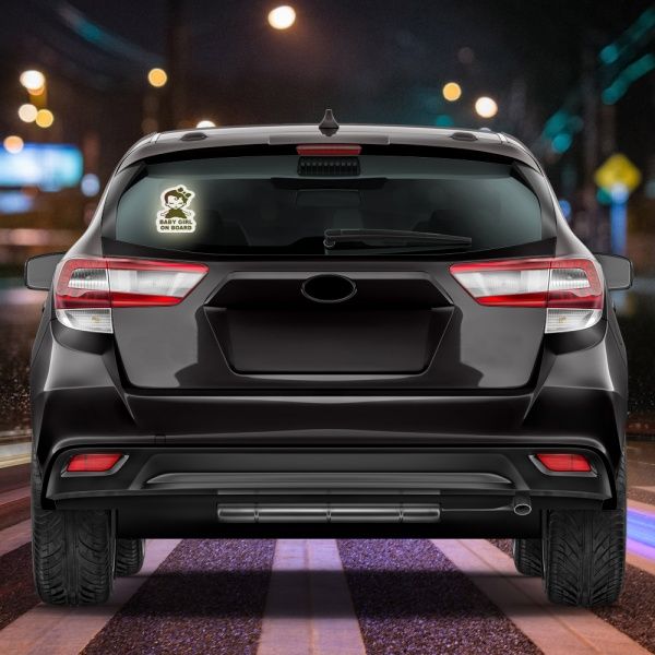 Світловідбивна наліпка Baby Girl On Board