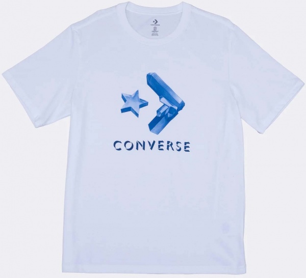 Футболка Converse CRYSTALS TEE 10024596-102 р.2XL белый