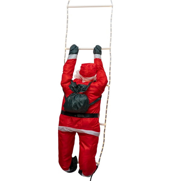 Декорация настенная Дед Мороз на лестнице дюралайт 810108 встроенный светодиод (LED) 