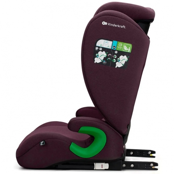 Автокресло-бустер Kinderkraft Junior Fix 2 i-Size вишневый KCJUFI20RED0000
