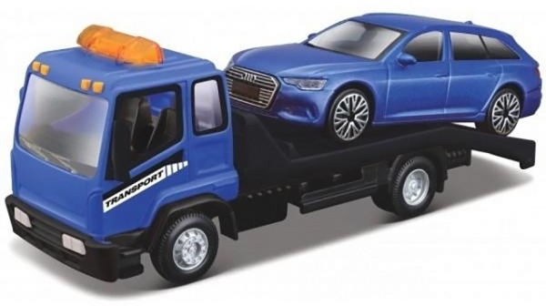 Ігровий набір Bburago Евакуатор з автомоделлю Audi A6 Avant 18-31418