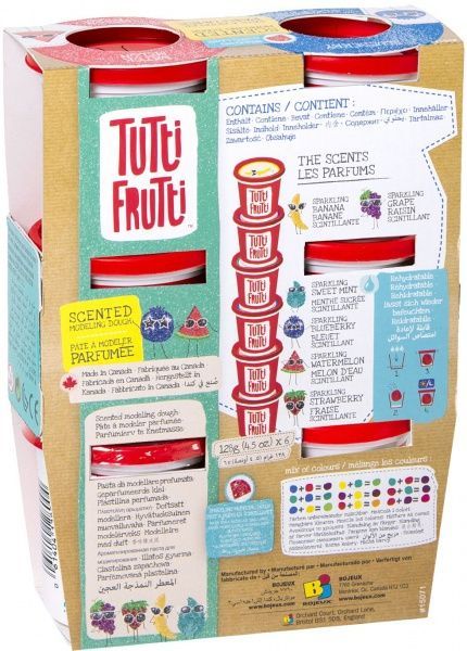 Пластилін Tutti-Frutti Фруктові аромати блискітки BJTT15071