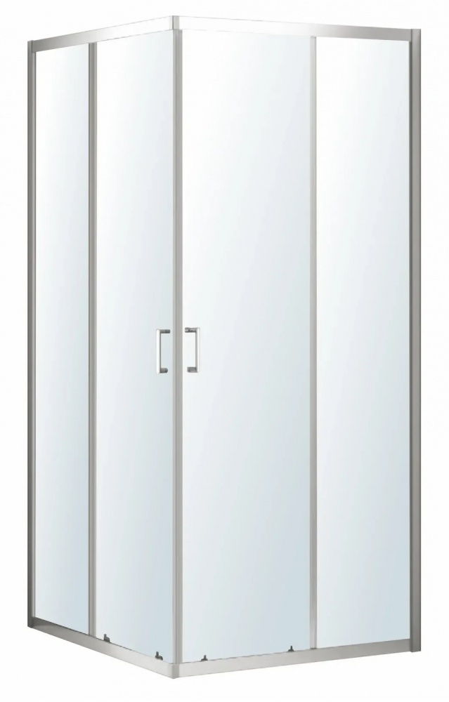 Душевое ограждение Imprese VALTICE New квадрат 100*100*190см, раздвижные двери, стекло прозрачное