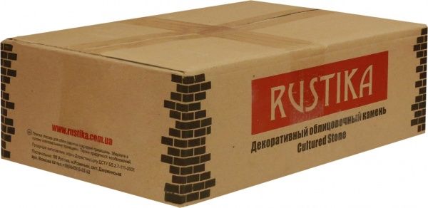 Плитка гипсовая прямая RUSTIKA Модена винтаж 0,6 кв.м 