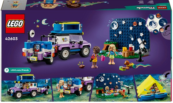 Конструктор LEGO Friends Кемпінговий автомобіль для спостереження за зірками 42603