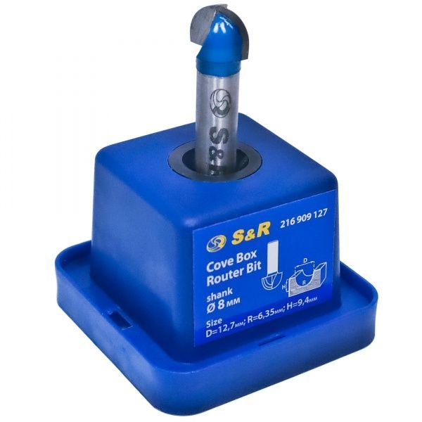 Фреза пазова галтельна S&R 12,7х6,35 мм 216909127