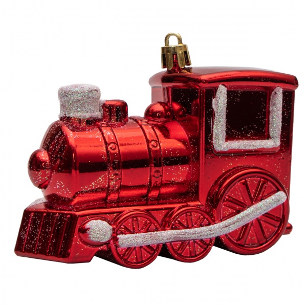 Ялинкова іграшка Девілон Паровозик 891503 10 см 