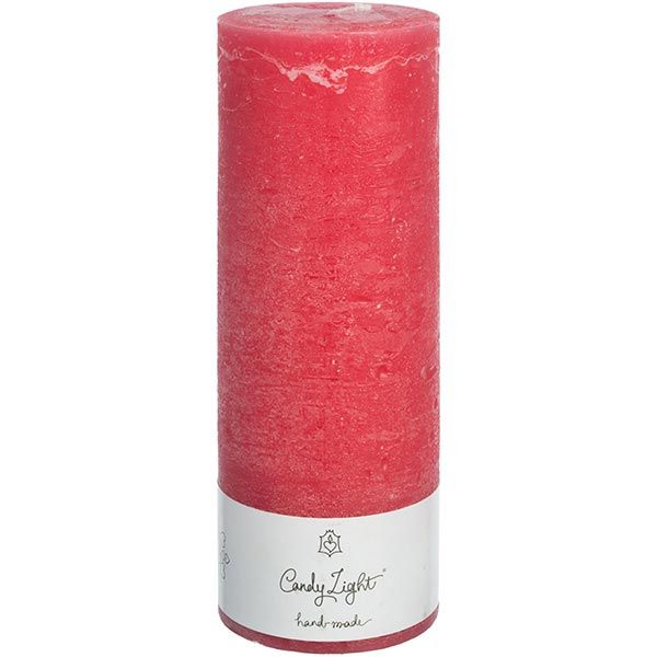 Свеча Цилиндр C-07 красная 200 мм