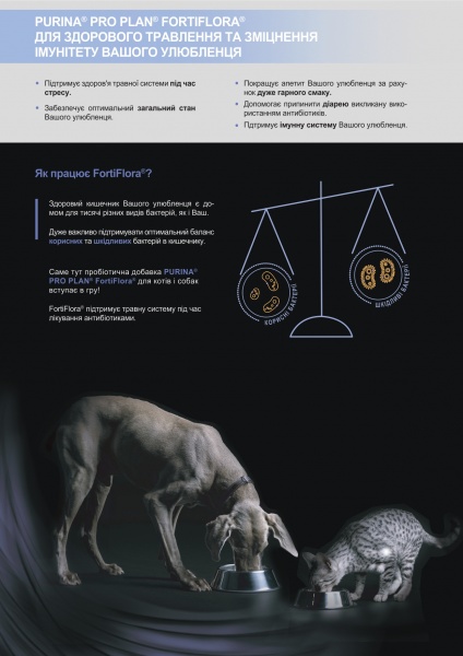 Кормова добавка Pro Plan Veterinary Diets FortiFlora Feline Probiotic для дорослих котів та кошенят 7 шт. по 1 г