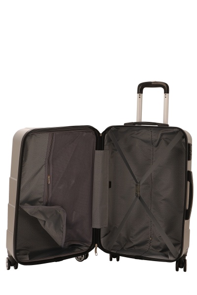 Чемодан 42 л серый MCS V358 на 4 колесах S 20