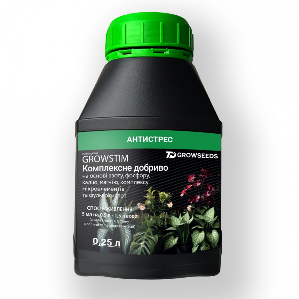 Добриво PLANTIN Growstim Rougevert Антистрес 0,25 л