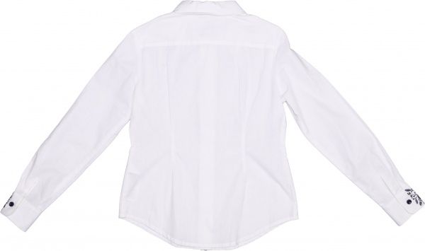 Сорочка Гармонiя шкільна з синьою вишивкою р.152 білий 