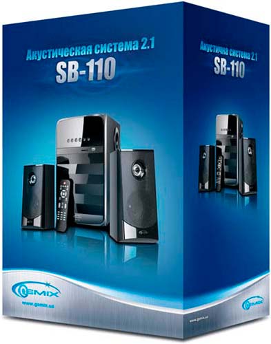 Акустическая система Gemix SB-11 2.1 black 
