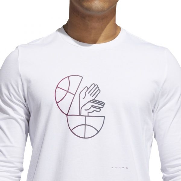 Футболка Adidas HANDLE BIZ LS GE4489 M білий
