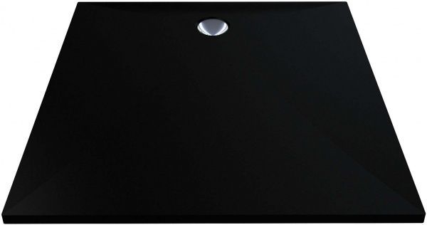 Піддон EGO квадратний зі штучного мармуру PREMIER 90x90 см чорний