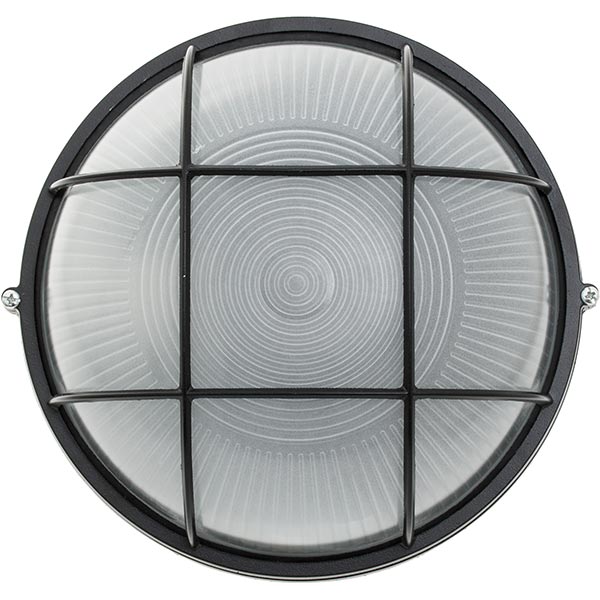 Светильник Ecostrum 60 Вт круглый черный
