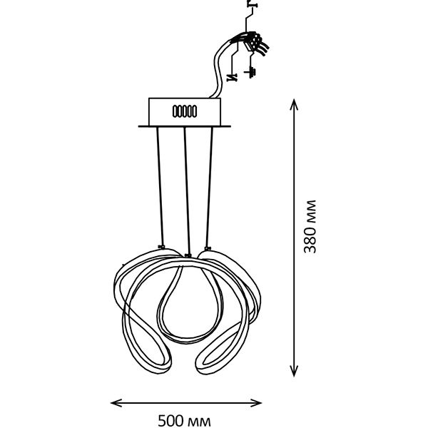 Підвіс Hopfen Columba 60W