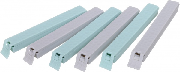 Зажимы для пакетов Flamberg Smart Kitchen Cuisine пластик 6 шт