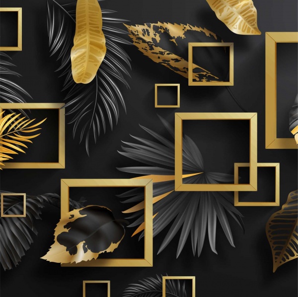 Постер Геометрия золото Posterclub 