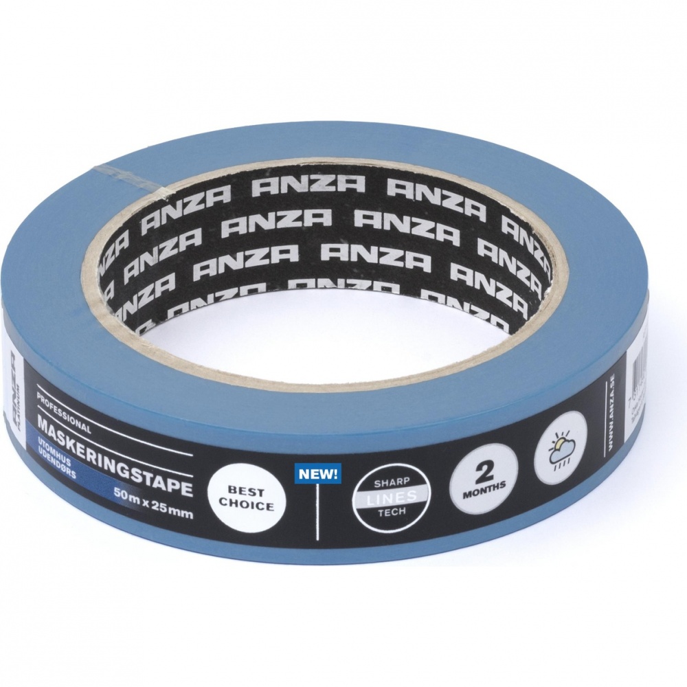 Стрічка малярна Anza Platinum pro outdoor 25 мм x 50 м