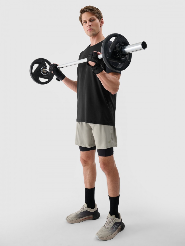 Футболка 4F TSHIRT FNK M1343 4FWSS25TFTSM1343-20S р.2XL чорний