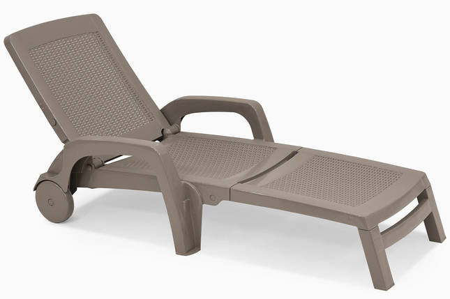Шезлонг Bica 70x190 см бежевий