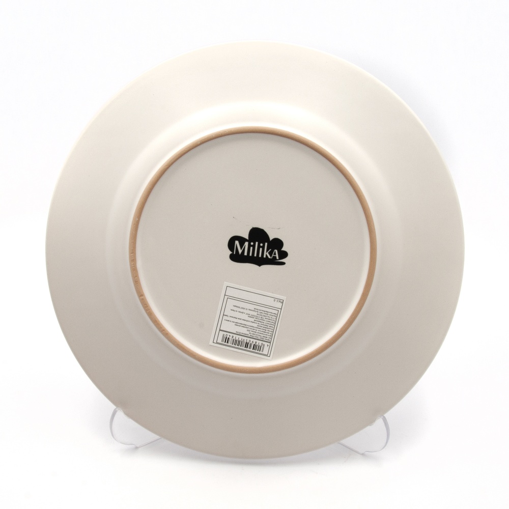 Тарілка обідня Milika Siana White 26,5 см M0480-TRSC241006-105P-W