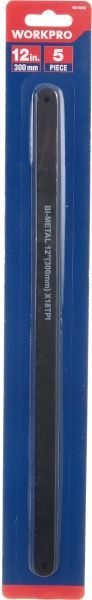 Полотно біметалічне для ножівки WORKPRO 5 шт. W016042