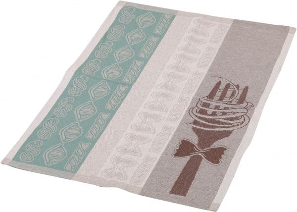 Рушник Паста 2 46x70 см Білоруський льон зелений 