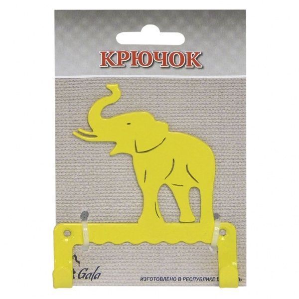 Гачки KR033-YY слон жовтий