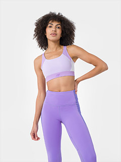 Бра 4F SPORT BRA 4FSS23USBAF057-51S р.S фіолетовий