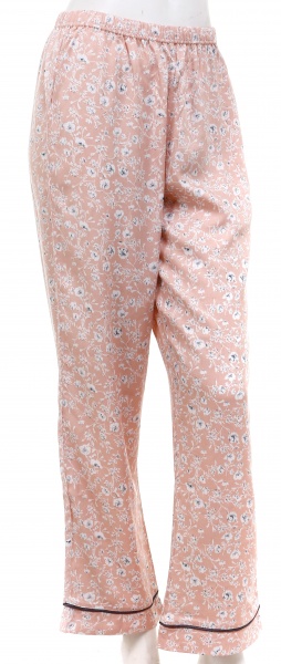 Брюки Trio женские BIZE принт цветы р. XL персиковый