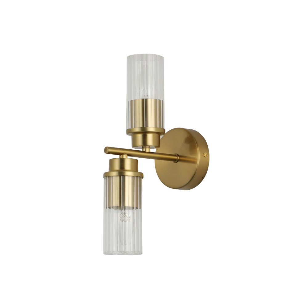 Бра Miorro Scala металл/стекло 2x40 Вт E14 медь 51-311-069