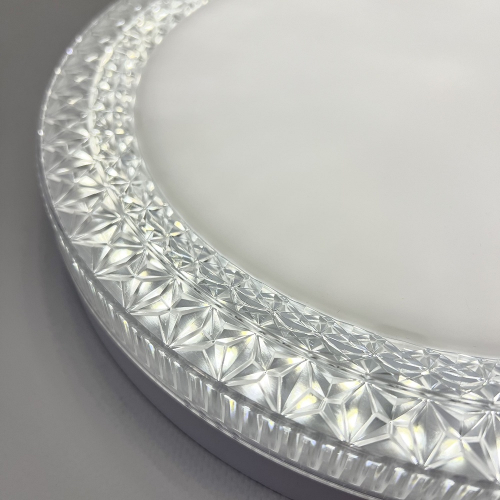 Світильник світлодіодний Sensio 48 Вт білий/прозорий 5000 К MIYA 48W R