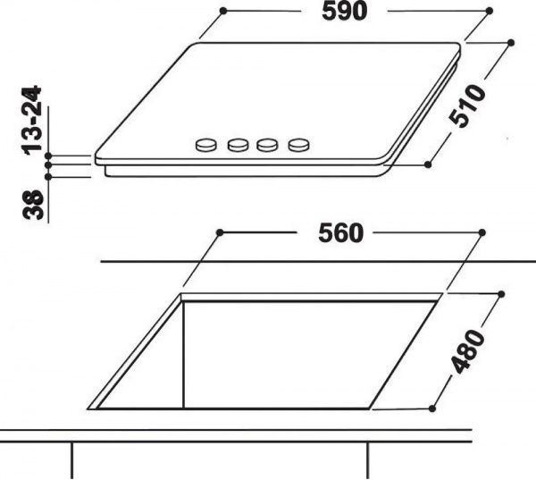 Варочная поверхность Whirlpool AKR 353/IX