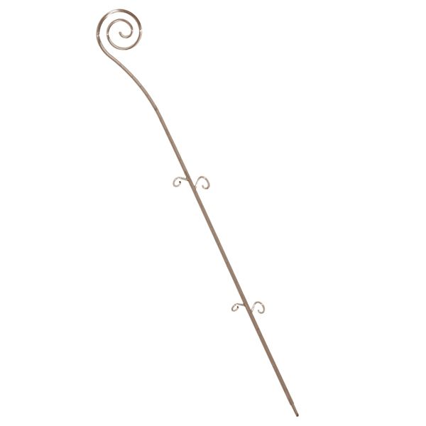 Опора пластикова Алеана Спіраль для орхідей коричневий прозорий PS 114043