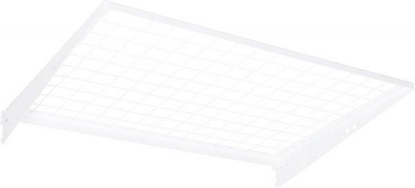 Полка для гардеробной системы Kolchuga 600х406 мм с кронштейнами White Edition белый