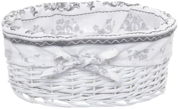 Кошик плетений з текстилем 34x26x14 см HQ13-53CD-4 