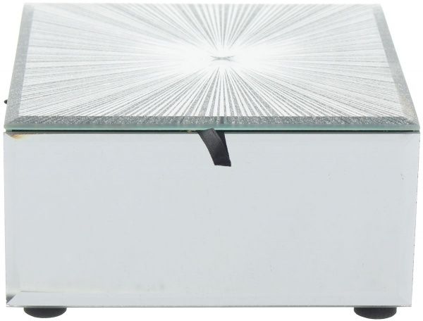 Сундучок Луч 13х6х13 см серебристый