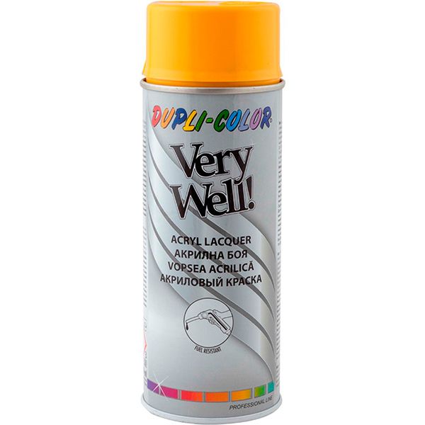Эмаль аэрозольная Dupli-Color Very Well RAL 1004 золотисто-желтый глянец 400 мл
