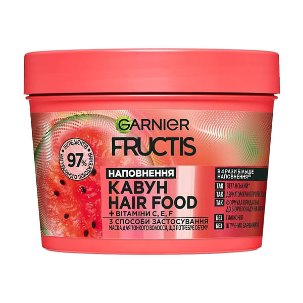 Маска Fructis Fructis Hair Food Сочный арбуз 390 мл