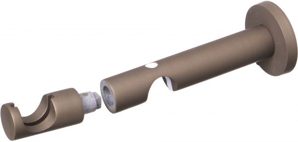 Тримач для карниза Gardinia Kira дворядний набірний d19 мм капучино 1 шт. 