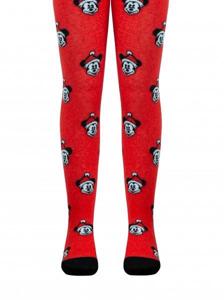 Колготки дитячі унісекс Conte-Kids новорічні Disney 21С-31СПМ 585р.104-110 червоний 