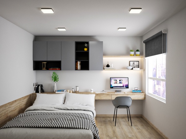 Светильник светодиодный V-WATT Zefir SBK 20 Вт IP40 черный 