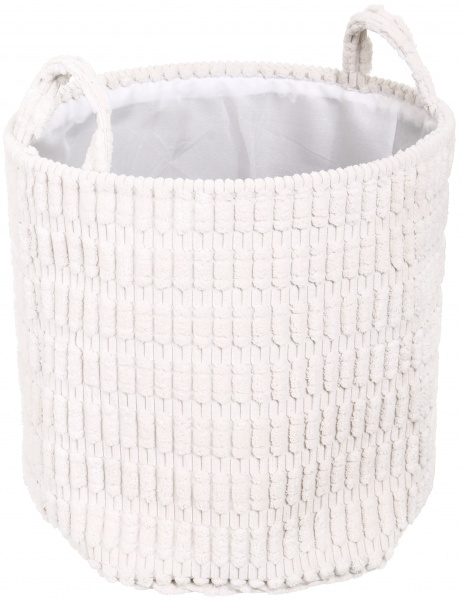 Кошик Velvet L 38x38 см EG92596W молочний 