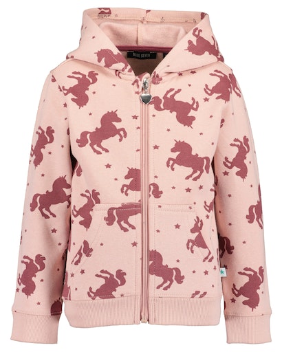 Худи для девочки Blue Seven трикотажное на молнии р.98 роза 764666 X5409 