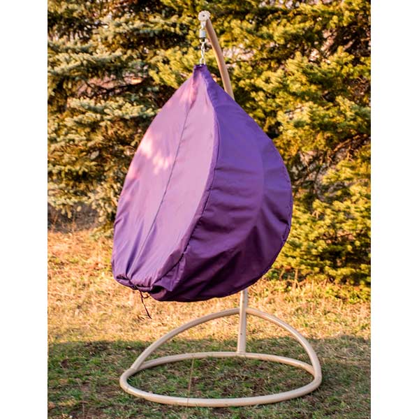 Чехол Украинские конструкции на кресло-кокон фиолетовый