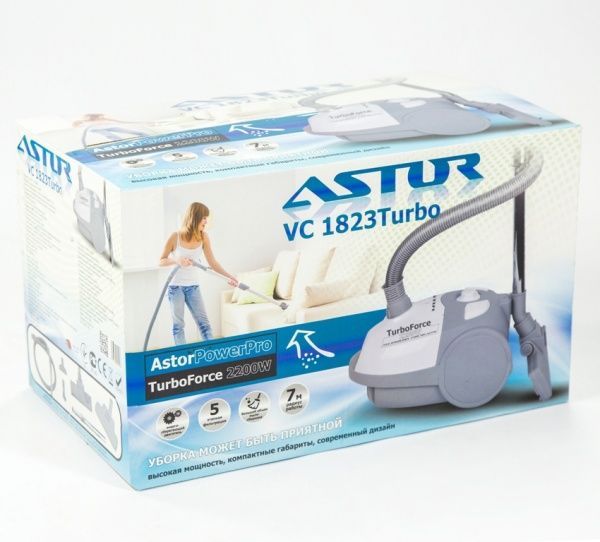Пилосос Astor VC-1823 Turbo 